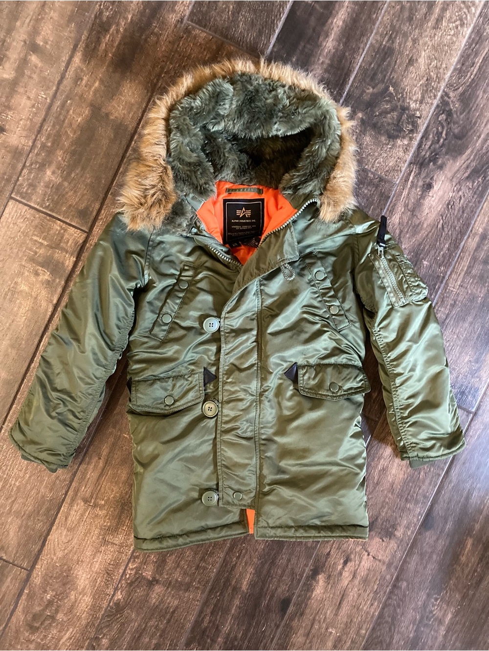 Alpha Industries | YOUTH N-3B PARKA (size XS/6-7Y)